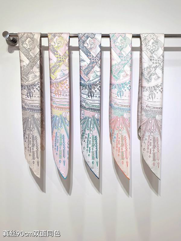 Hermes silk scarf 90X90cm E031301